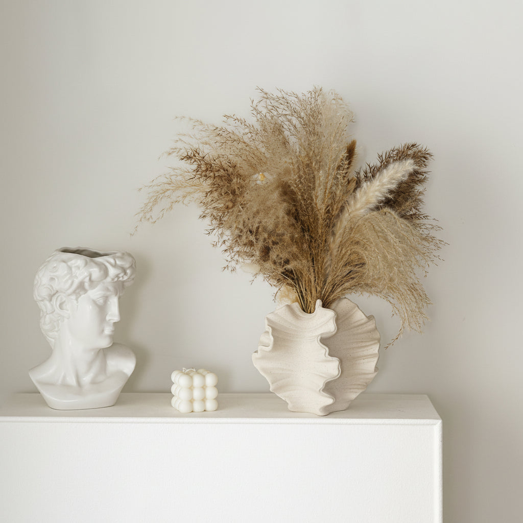 Ceramic Vase – Elegant Decorative Flower Holders for Home and Office Interior Décor