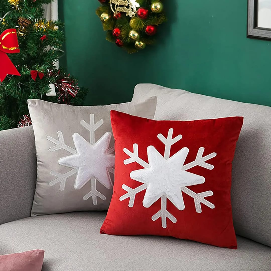 2pc Velvet Christmas Pillow Cover
