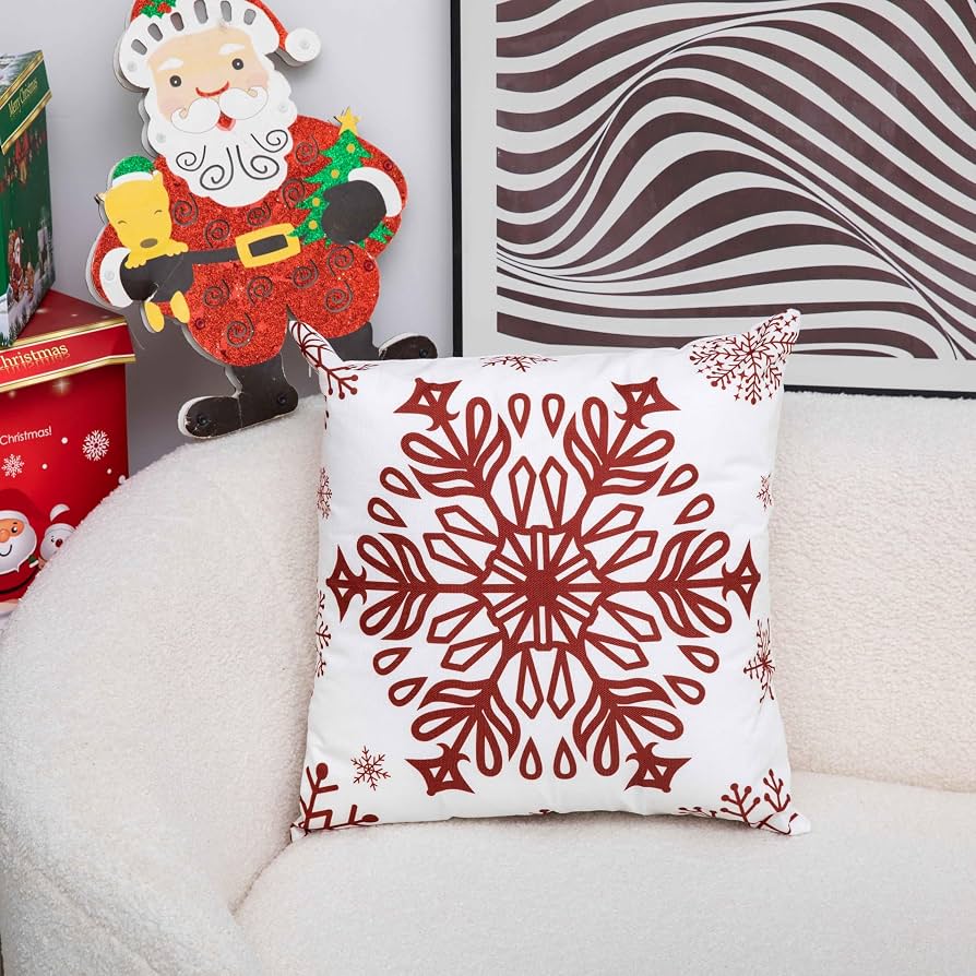 4-Piece Christmas Cushion Cover Set 45 × 45cm