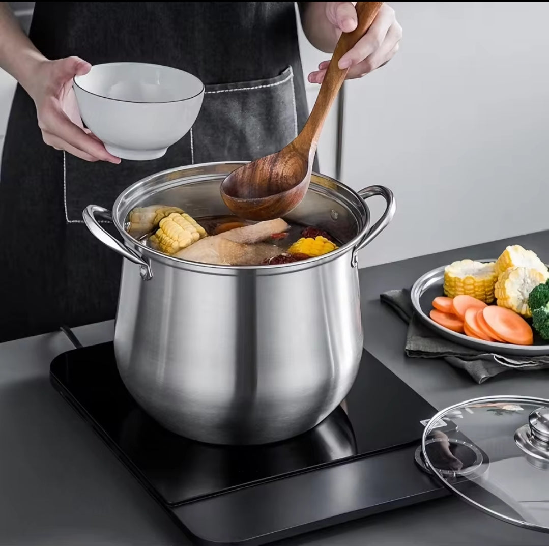 3pcs Stainless Steel Stockpot