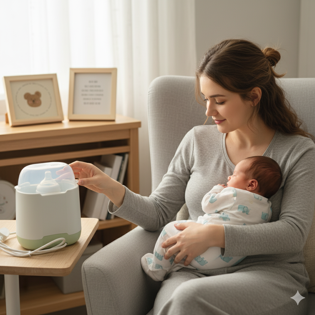 Electric baby bottle warmer