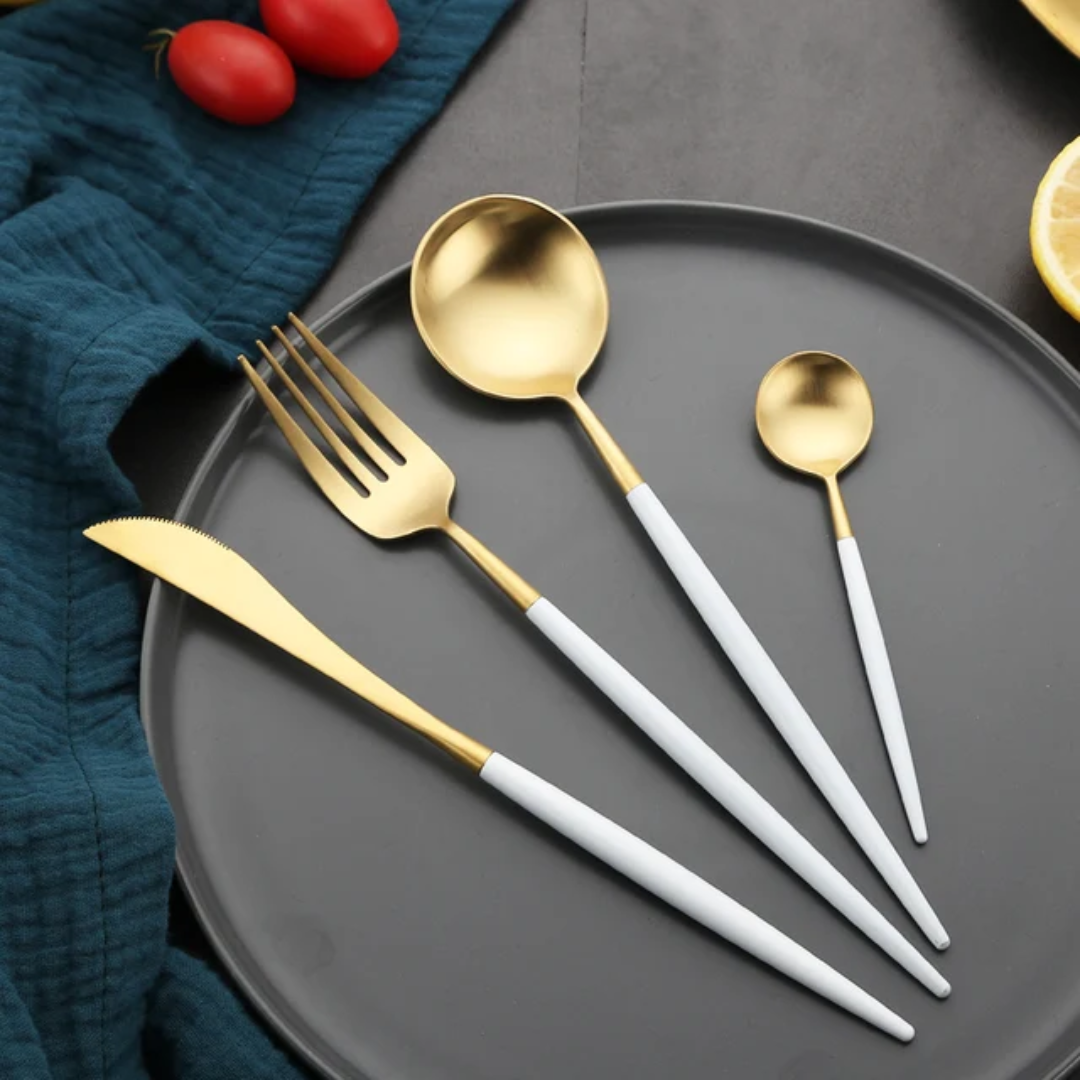 24pcs Stainless Steel Cutlery Set