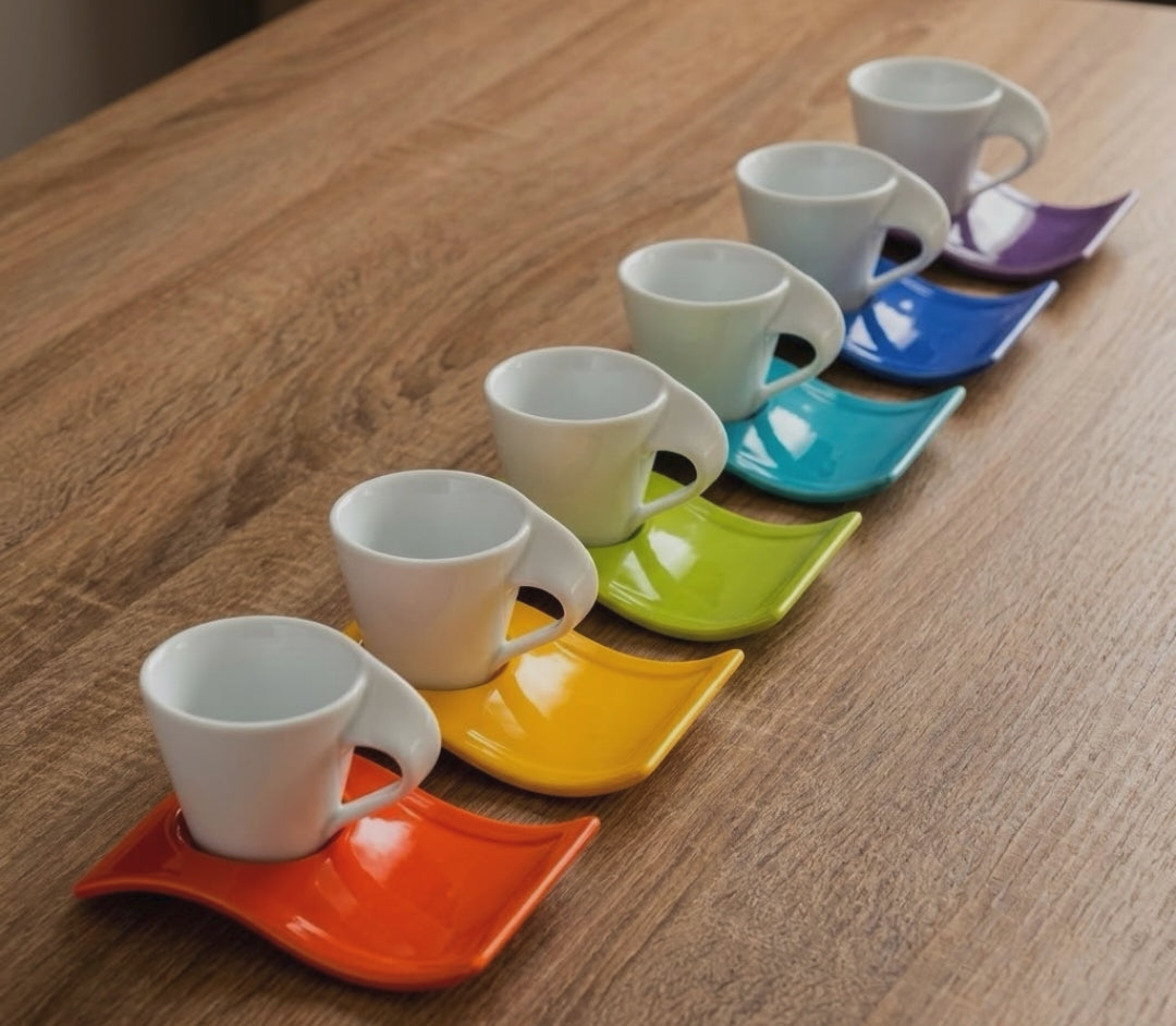 Ceramic Cup and Saucer Set 120ml