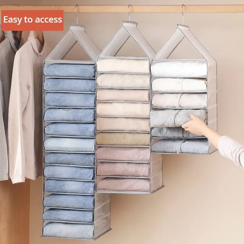 Foldable Hanging Closet Organiser Storage Bag