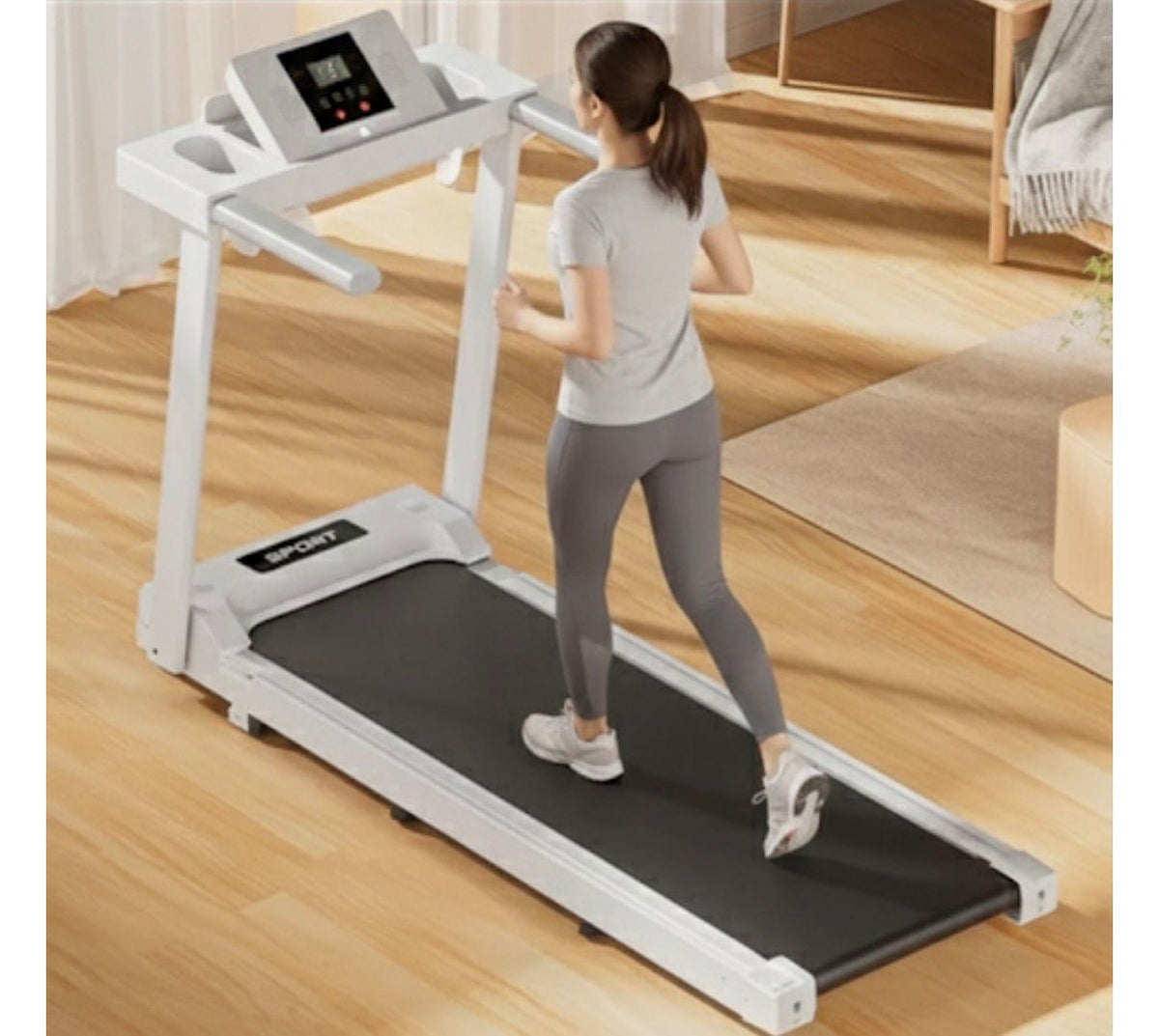 Foldable Walking Pad Treadmill with Bluetooth And Incline