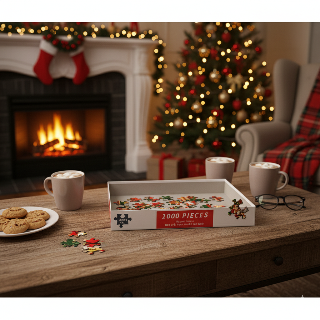 1000pcs Christmas Themed Jigsaw Puzzle