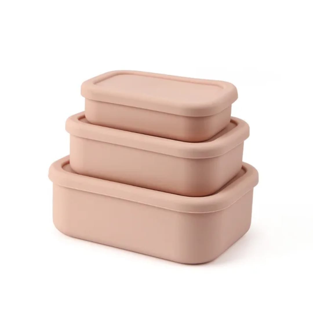 Leak Proof Silicone Lunch Box Set