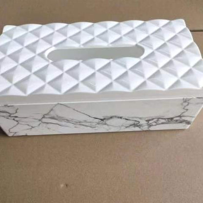 Napkin Holder With Marble Printing