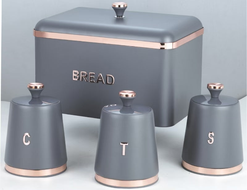 Bread Bin and Canister Set