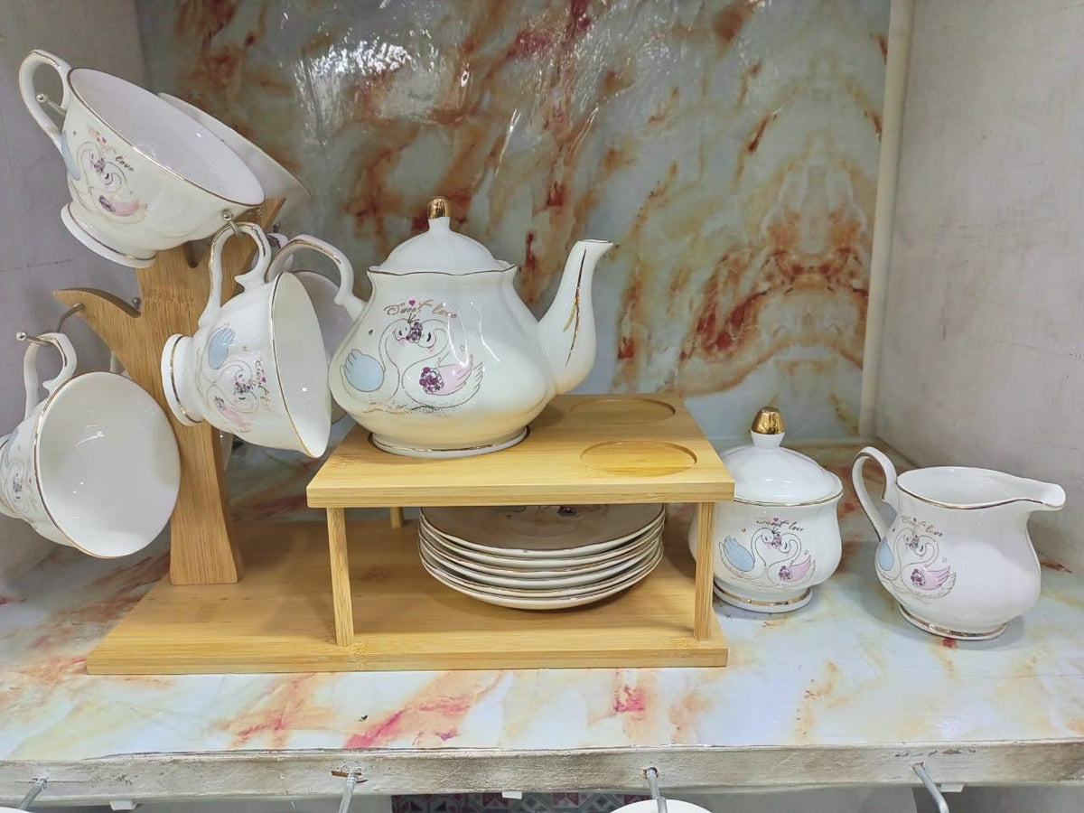 16-Piece Tea Set for Serving Tea and Hot Beverages