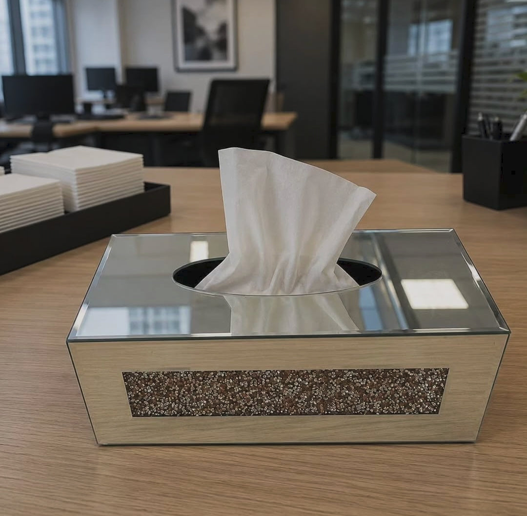 Crystal Serviette Box Holder
