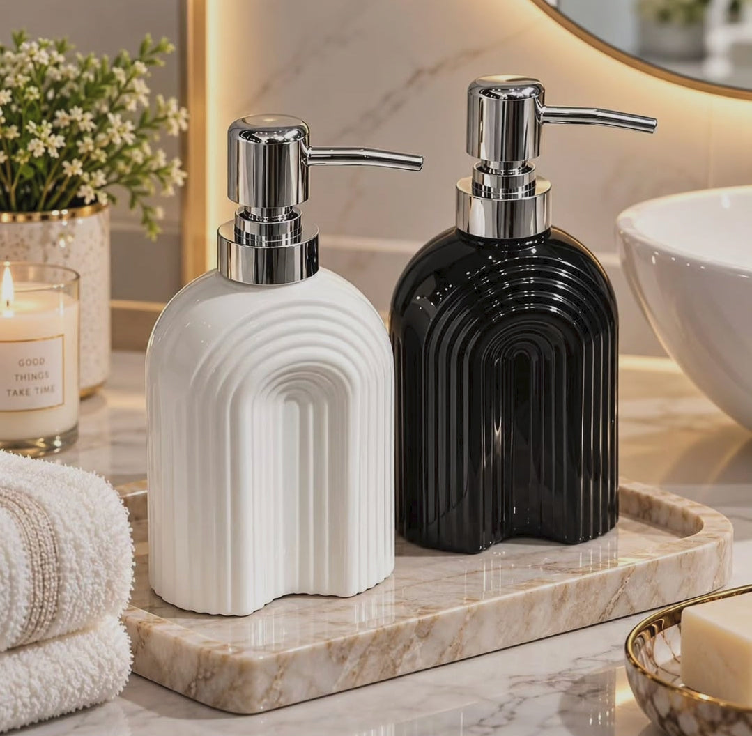 Ceramic Soap Dispenser for bathroom and kitchen use - available in Nairobi, Kenya
