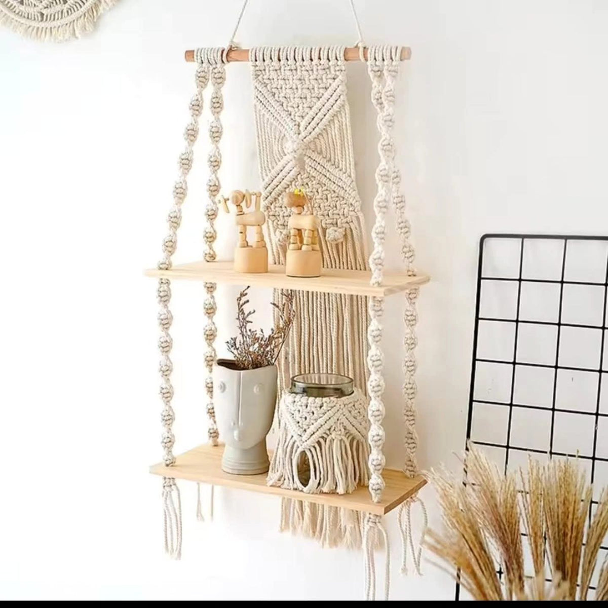 2Tier wall hanging Floating shelves