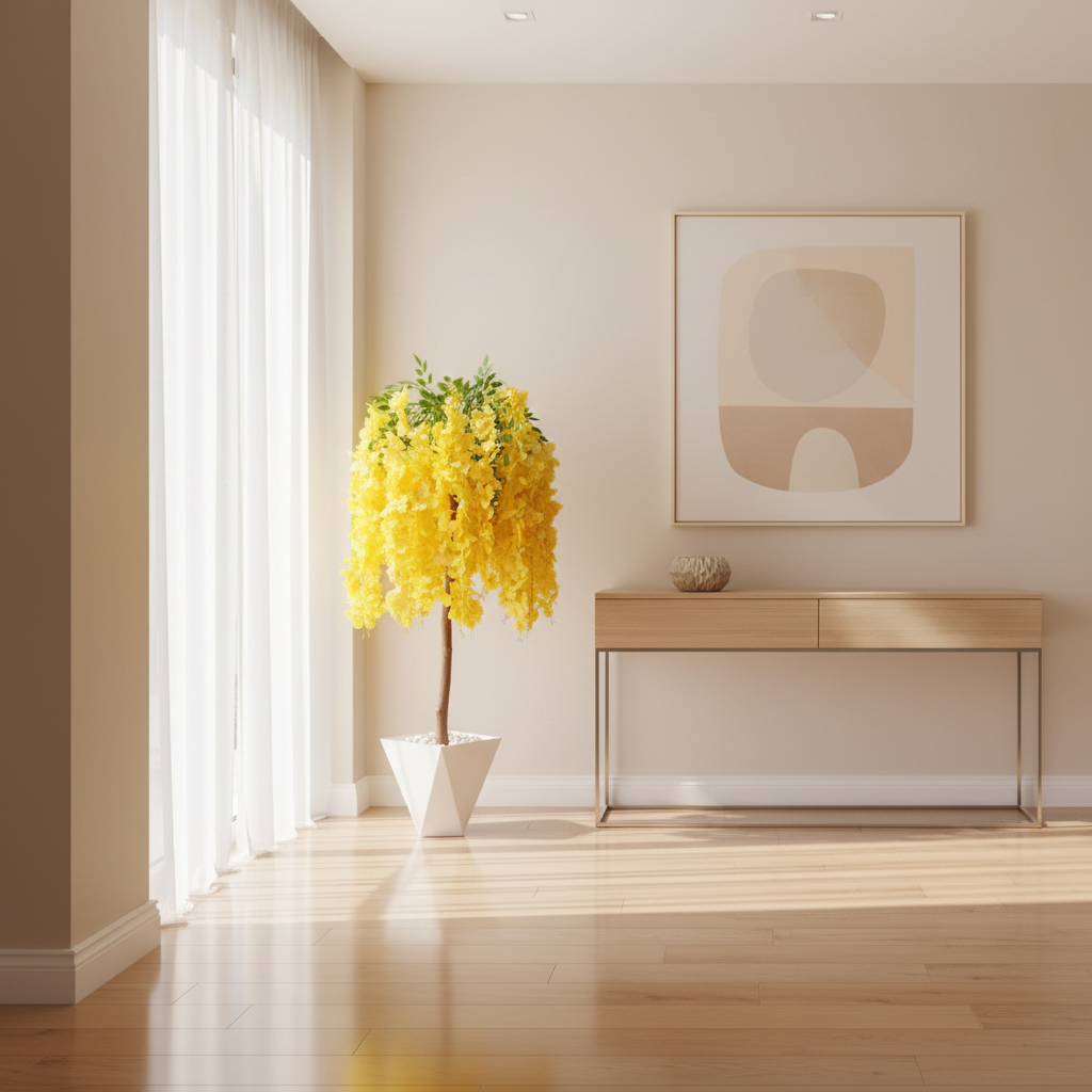 Artificial Wisteria Flower Plant – Elegant Indoor Décor