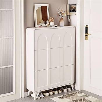 Bucket Flip Shoe Cabinet (Double Layer) – 100×90×24cm