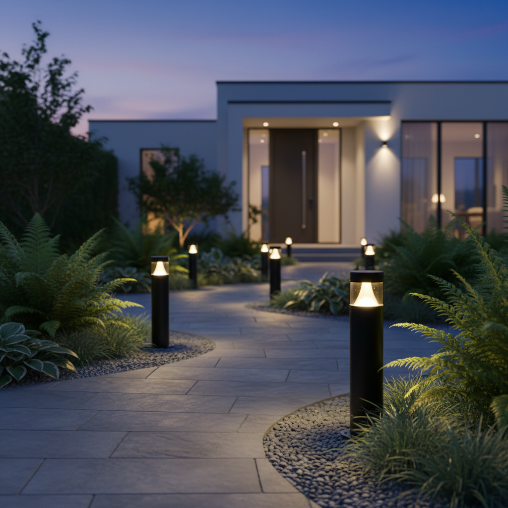 LED Bollard Light LL 22BL-65-04-BK-WW