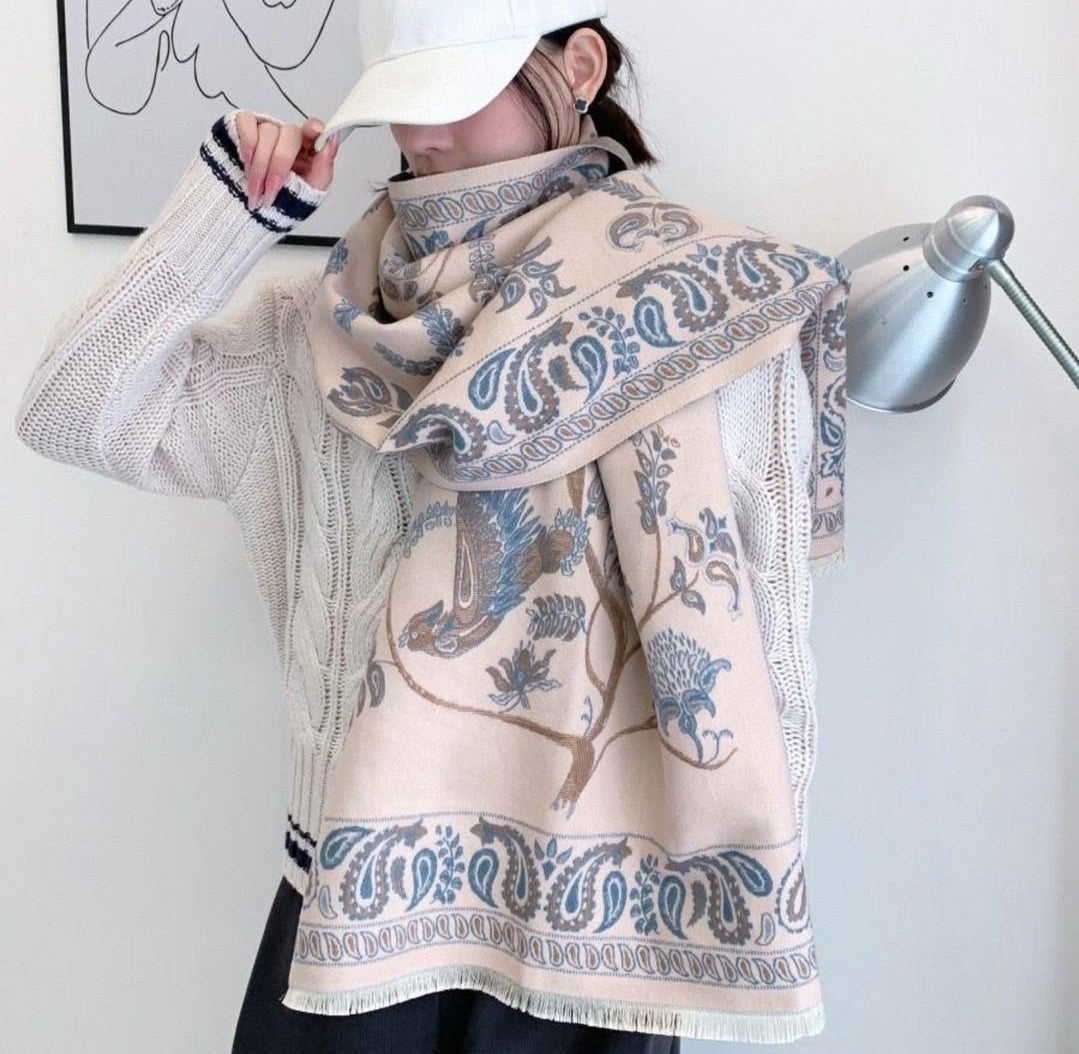 Floral Print Scarf