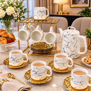 14-Piece Tea Set for Serving Tea and Hot Beverages