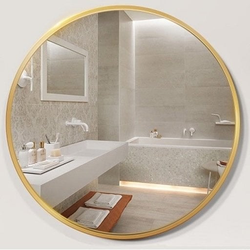 Unbreakable Round Decorative Mirror