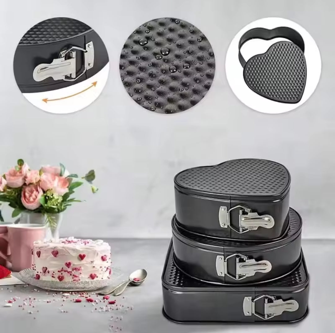 3pcs Nonstick Cake Mould