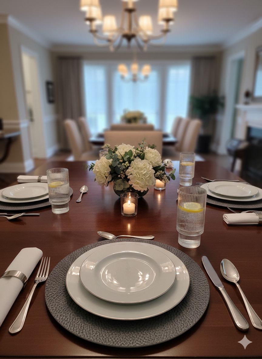 Ribbed Water Glasses