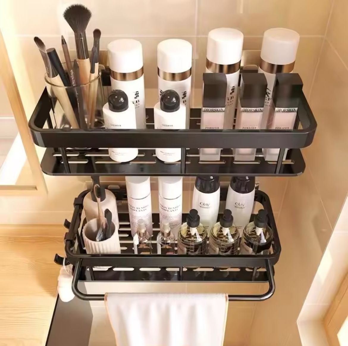 2pcs Rectangular Shelf