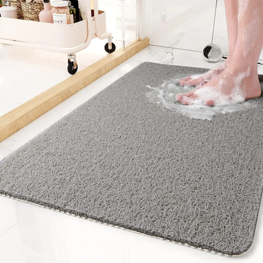 Loofah Bath Mat with Drainage