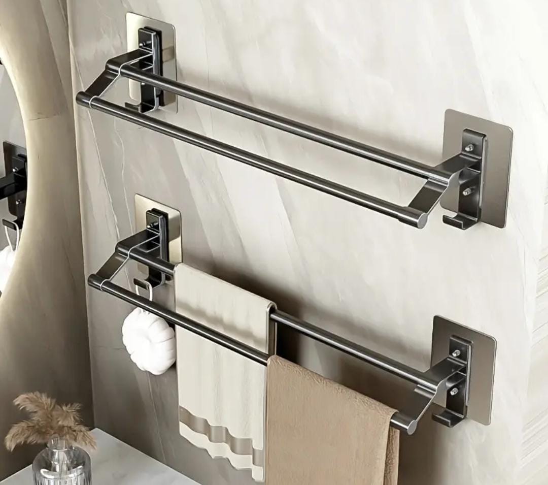 Wall Mounted Double Towel Bar