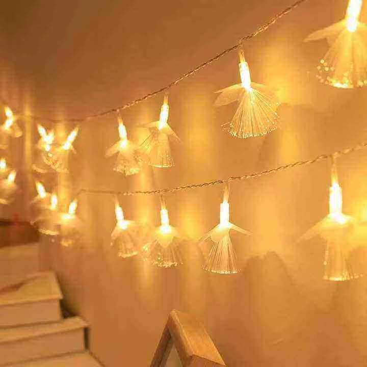 10M LED Fibre Optic Dandelion Fairy Lights with Connector