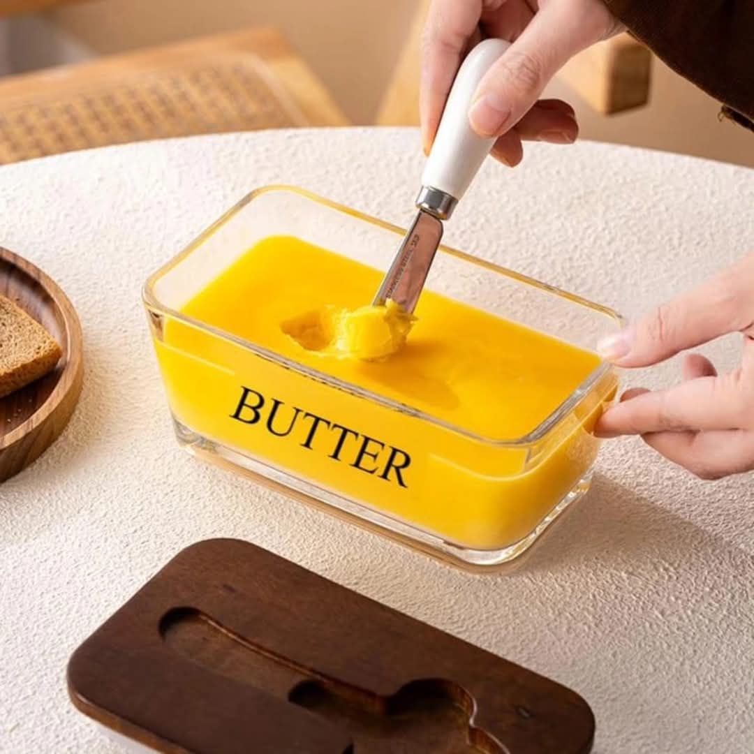Glass Butter Dish