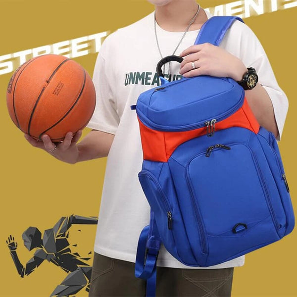 Large Capacity Basketball Backpack – Unisex Sports, Gym, and Travel Bag, Size 45x19x32cm