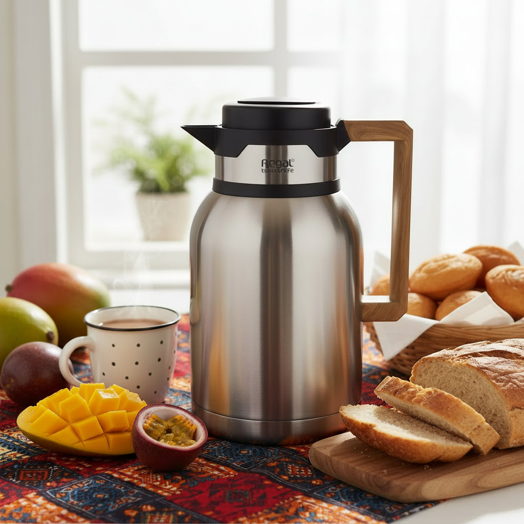 Regal Stainless Steel Vacuum Flask 1L, 1.5L & 2L TSC-UQ