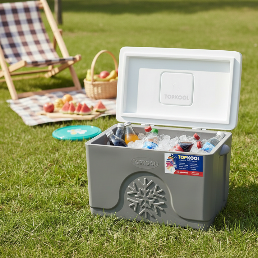 30 litre TopKool Cooler Box with Carry Handles 59 × 38 × 39 cm