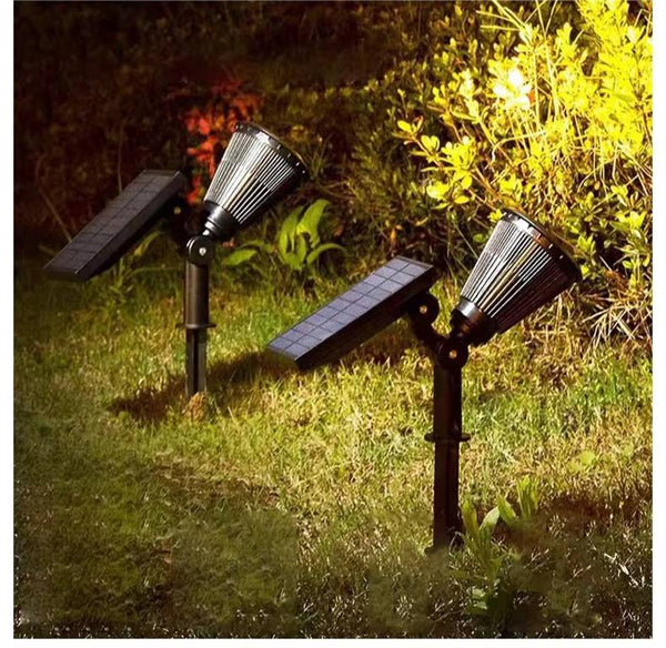 IP65 Waterproof Solar LED Garden Spotlight with Adjustable Head