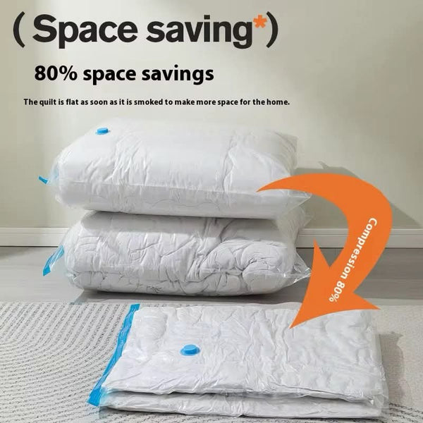 Gemelli Colllection vacuum bag storage organizer 8pc compression storage bag set waterproof stackable vacuum seal bags travel space saving storage bags with manual pump clothing bedding organiser set