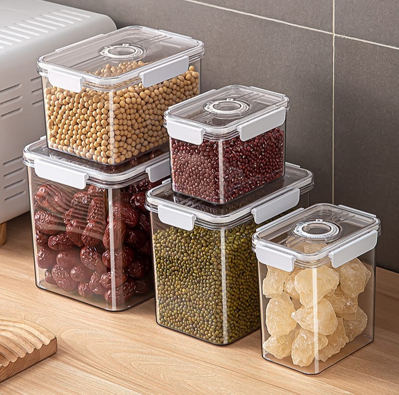 3pcs Set Acrylic Food Storage Containers