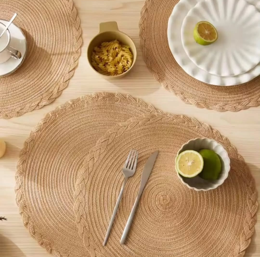 6pcs Round Table Mats