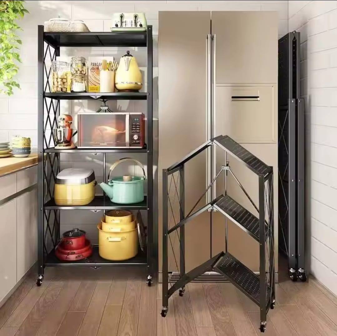 Multifunctional  Foldable Kitchen Rack