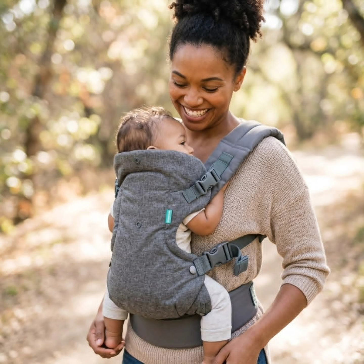 Infantino Baby Carrier with Adjustable Straps and Multiple Carrying Positions