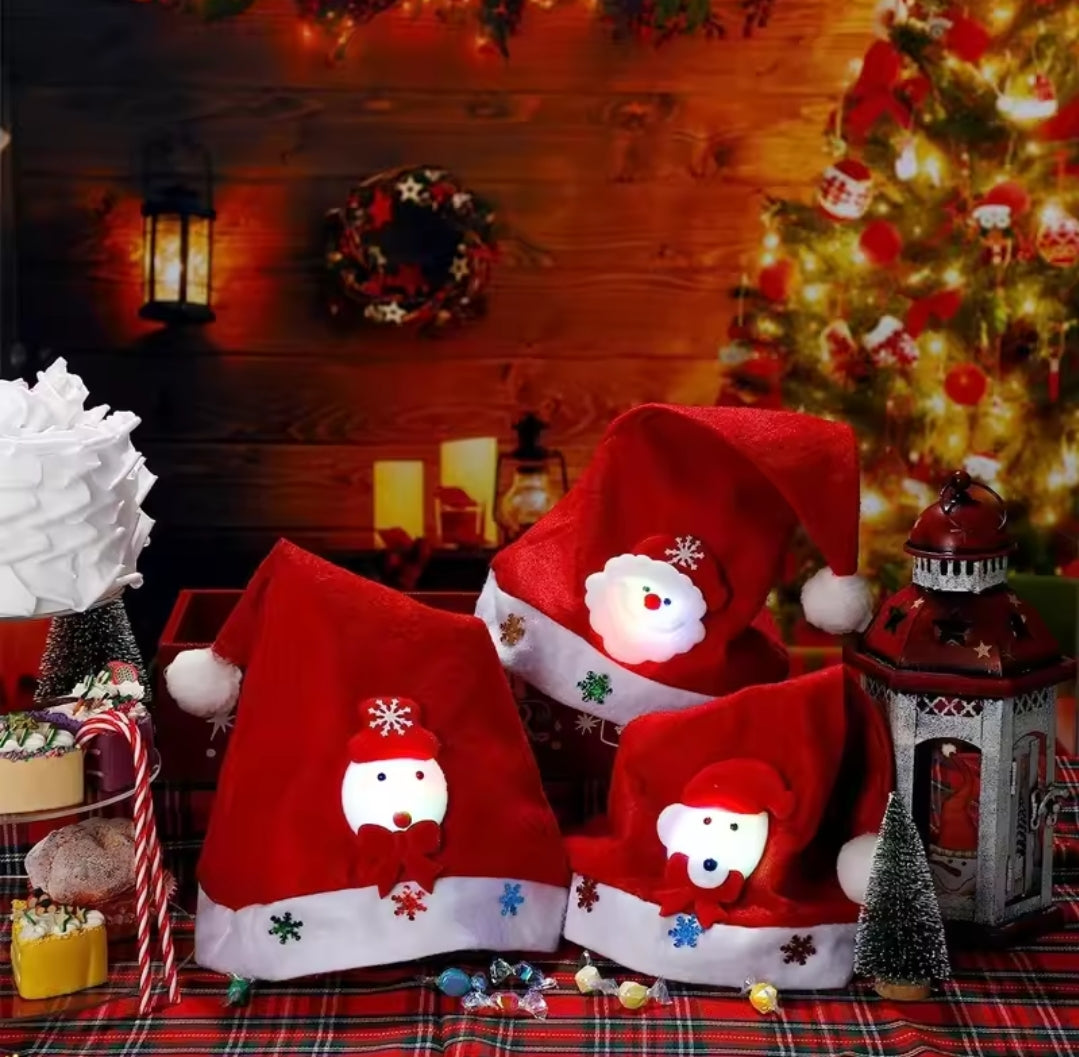 Kids Christmas Hat with Lights