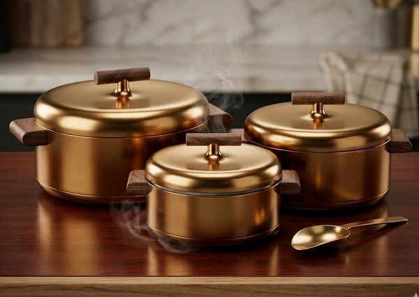 Insulated Hotpots in 1L, 2L, and 3.5L Capacities, Thermal Food Warmers for Keeping Meals Hot and Fresh, Durable and Stylish Kitchen Storage Containers