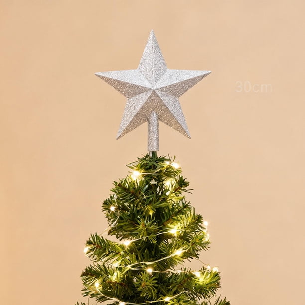 Christmas Tree Star Topper Decoration 3pcs