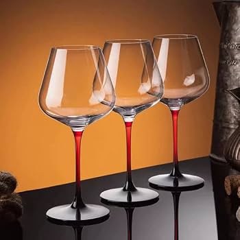 Wine Goblet Glasses 6pcs