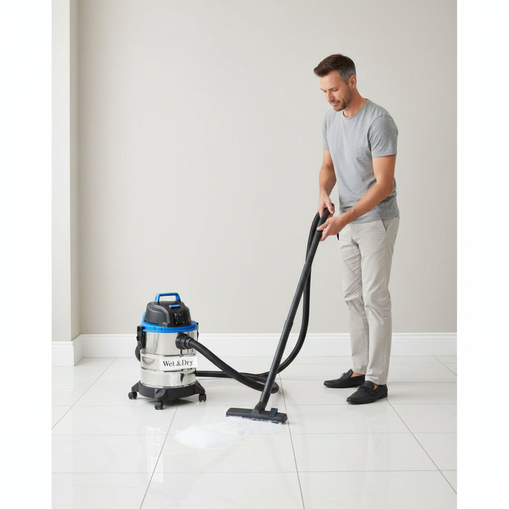 Wet and dry vacuum cleaner – durable, powerful suction – multi surface cleaning
