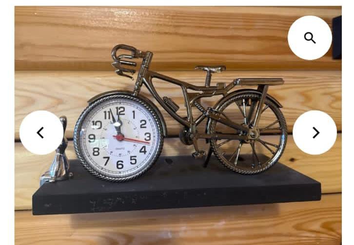 Text

Vintage bicycle-shaped alarm clock – creative design, numerical display – home or office 