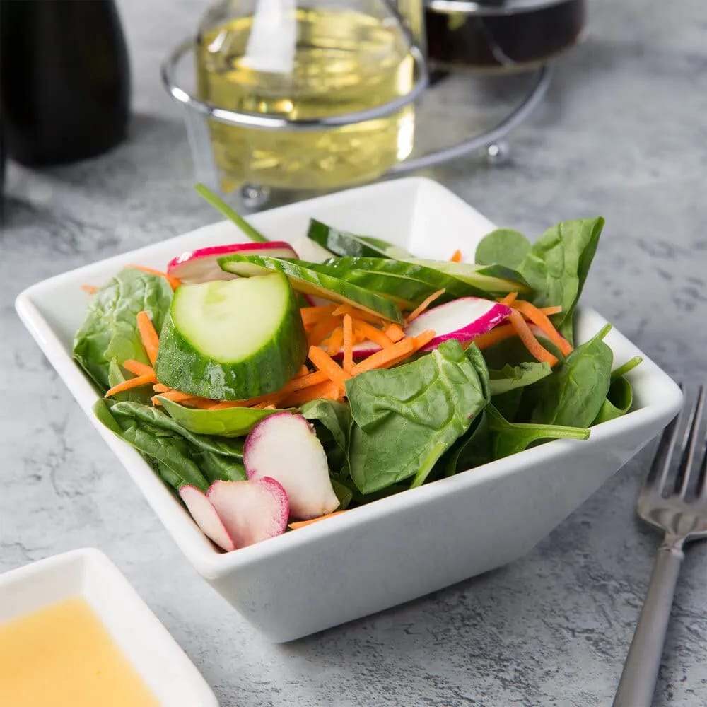 6Pcs Double Square Bowl