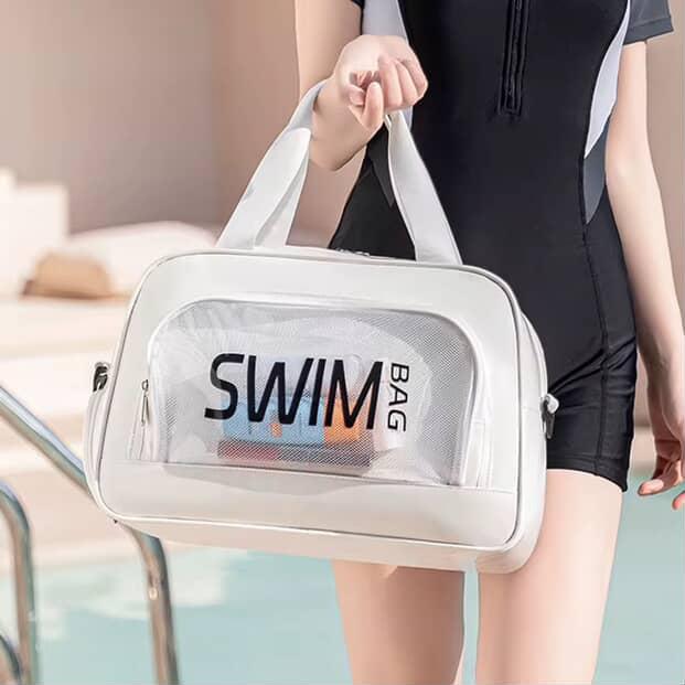 Portable Waterproof Swimming & Beach Bag with Shoe Compartment