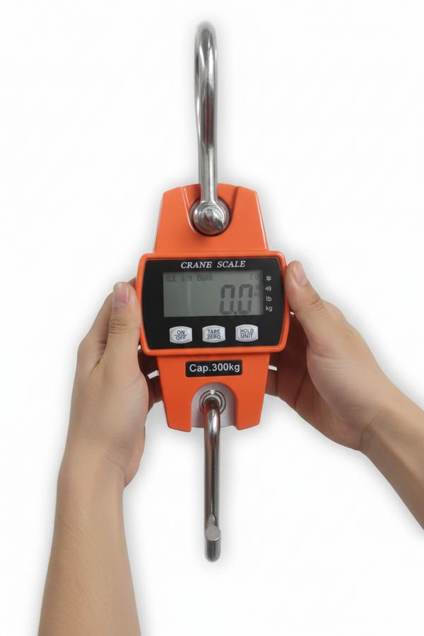 Gemelli Collection – digital heavy-duty weighing scale, high-capacity electronic scale with sturdy platform and digital display for accurate weighing of parcels, goods, packages and commercial