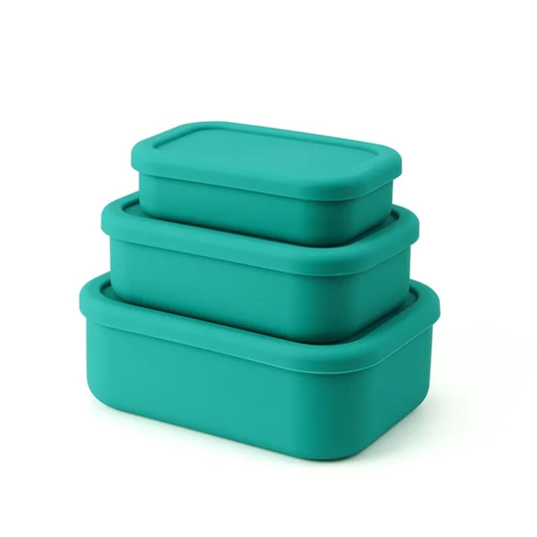 Leak Proof Silicone Lunch Box Set