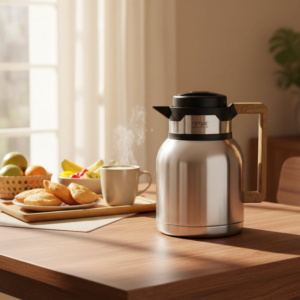 Regal Stainless Steel Vacuum Flask 1L, 1.5L & 2L TSC-UQ